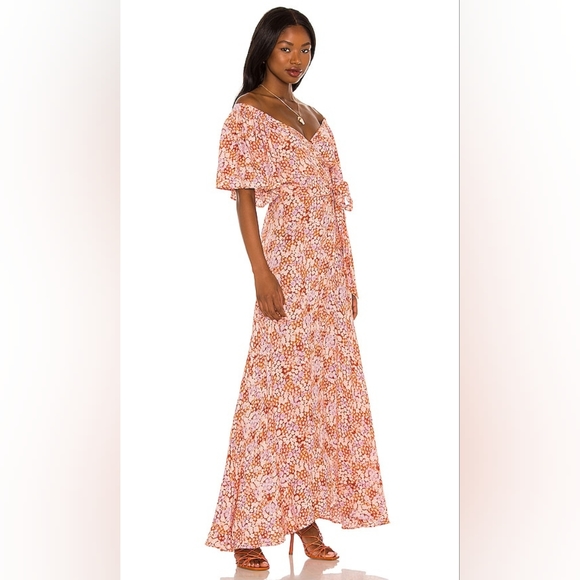 L*Space Pamela Cover-up Maxi Wrap Dress - Picture 2 of 10